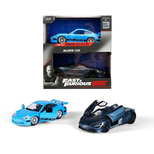 253202012 Jada Fast Furious Legacy Series Twin Pack 1:32 Kız Erkek Çocuk Oyuncak Eğitici Oyuncaklar