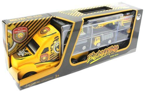 Taşınabilir Die Cast Metal Araçlı İnşaat Kamyonu Kız Erkek Çocuk Oyuncak Eğitici Oyuncaklar