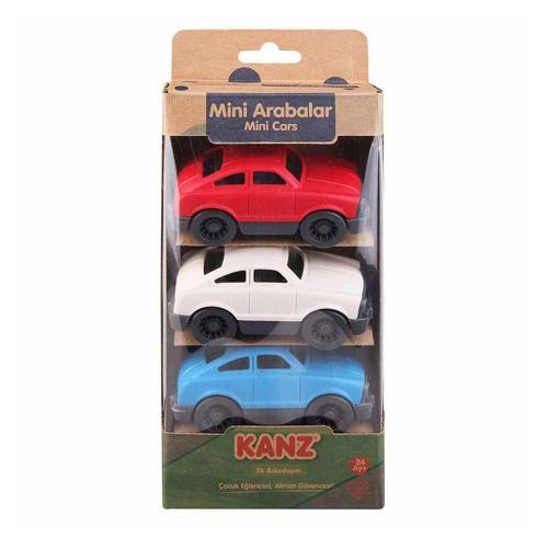 30812 Kanz 3'lü Mini Arabalar / +24 ay Kız Erkek Çocuk Oyuncak Eğitici Oyuncaklar