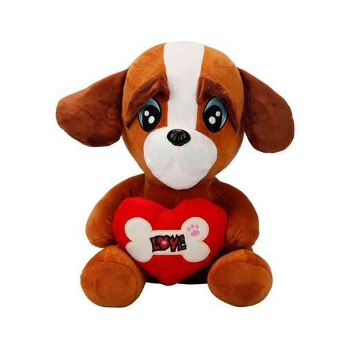 3183 Sunman, Kalpli Peluş Köpek 30cm Kız Erkek Çocuk Oyuncak Eğitici Oyuncaklar