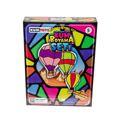 5454 Kumtoys Kum Boyama Seti Kız Erkek Çocuk Oyuncak Eğitici Oyuncaklar