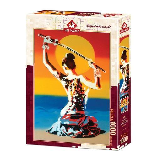 4234 GÜNEŞİN KIZI / ART puzzle 1000 parça Kız Erkek Çocuk Oyuncak Eğitici Oyuncaklar