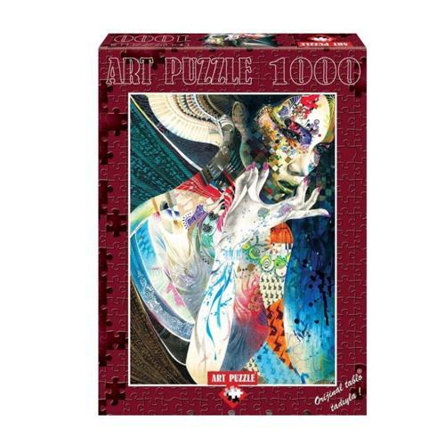 4358 HİNTLİ / ART puzzle 1000 parça Kız Erkek Çocuk Oyuncak Eğitici Oyuncaklar