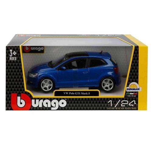 Bburago 1:24 Volkswagen Polo GTI Mark 5 Model Araba Kız Erkek Çocuk Oyuncak Eğitici Oyuncaklar