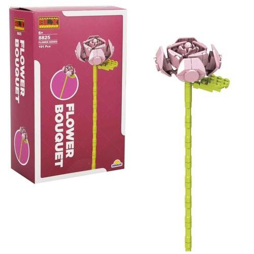 S01004694 FLOWER SET TEKLİ GÜL 101PRÇ -SUN Kız Erkek Çocuk Oyuncak Eğitici Oyuncaklar