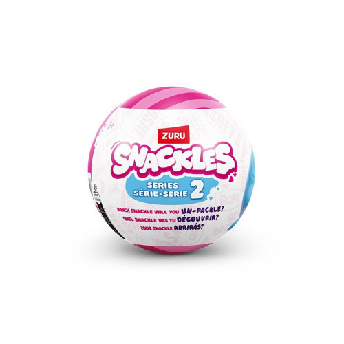 5UA02000 Snackles Aburcubur Surpriz Peluş 12cm Kız Erkek Çocuk Oyuncak Eğitici Oyuncaklar
