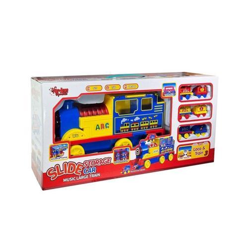 LFI-9522 Işıklı Müzikli İnteraktif Tren Kız Erkek Çocuk Oyuncak Eğitici Oyuncaklar