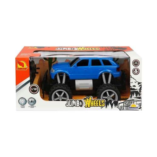 80012 1:18 Uzaktan Kumandalı Jumbo Wheels Usb Şarjlı Araba Kız Erkek Çocuk Oyuncak Eğitici Oyuncakla
