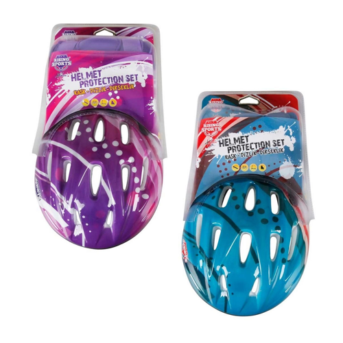 Kask Dizlik Dirseklik Koruyucu Set M Kız Erkek Çocuk Oyuncak Eğitici Oyuncaklar