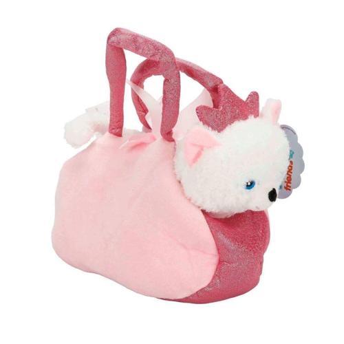 4775 Peluş Kedi Köpek Taşıma Çantalı 20cm - Stokta Olan Model ve Renk Gönderiliir Kız Erkek Çocuk Oy
