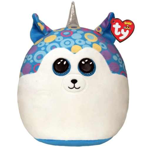 Ty Squishy Beanies Yastık Mavi Husky Helena 26cm Kız Erkek Çocuk Oyuncak Eğitici Oyuncaklar
