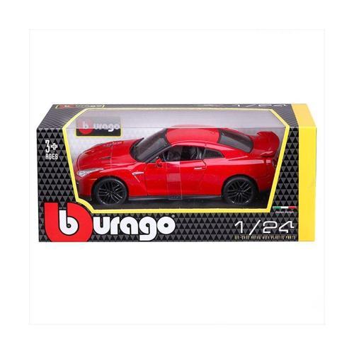 21082 Burago 1:24 Nissan GT-R 2017 Model Araba Kız Erkek Çocuk Oyuncak Eğitici Oyuncaklar
