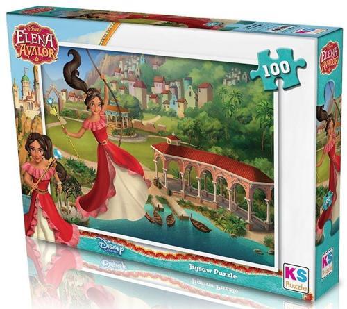 KS Puzzle 100 Parça Elena Kız Erkek Çocuk Oyuncak Eğitici Oyuncaklar