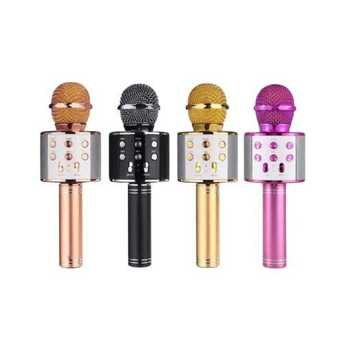 Torima WS-858 Ses Değiştirmeli Karaoke Mikrofon - 1adet Fiyatıdır Kız Erkek Çocuk Oyuncak Eğitici Oy