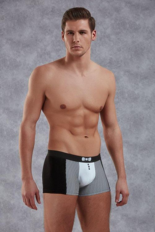 Erkek Modal Çok Renkli Baskılı Torbalı Normal Paça Boxer 1855
