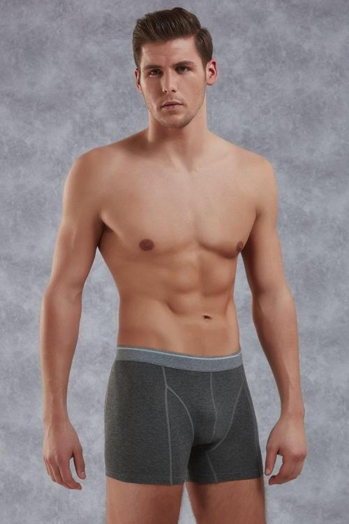 Erkek Modal Antrasit Torbalı Normal Paça Boxer 1756
