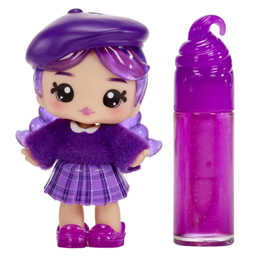 Yummiland Greta Grape Bebeği ve Dudak Parlatıcısı Kız Erkek Çocuk Oyuncak Eğitici Oyuncaklar