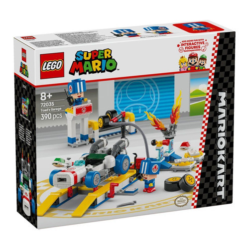 72035 Lego Super Mario Mario Kart – Toadun Garajı 390 parça +8 yaş Kız Erkek Çocuk Oyuncak Eğitici O
