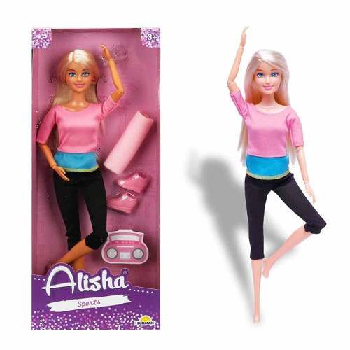 BEBEK ALİSHA SPORCU 29cm -SUN Kız Erkek Çocuk Oyuncak Eğitici Oyuncaklar