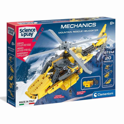 75063TR Kurtarma Helikopteri - Mekanik Laboratuarı +8 yaş Kız Erkek Çocuk Oyuncak Eğitici Oyuncaklar