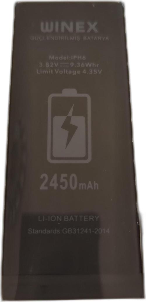 İphone 6 Uyumlu Güçlendirilmiş Premium Batarya