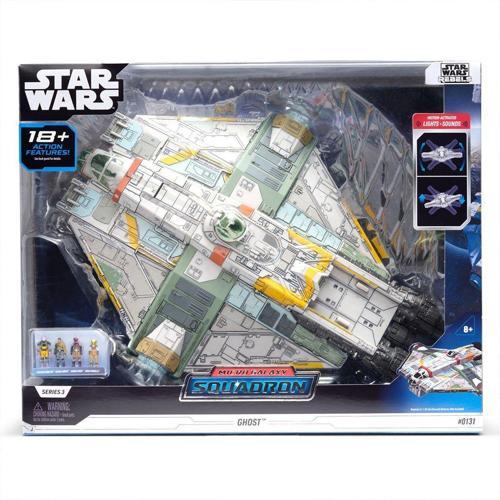 SW J0301 Star Wars Ghost Araç ve Mikro Figür Set Kız Erkek Çocuk Oyuncak Eğitici Oyuncaklar