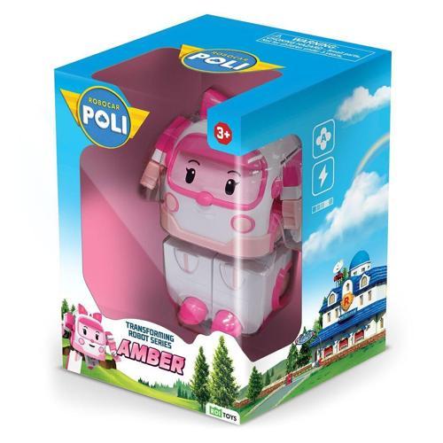 POLI MRT-0651 Robocar Transforming Robot Figür Amber -Necotoys Kız Erkek Çocuk Oyuncak Eğitici Oyunc