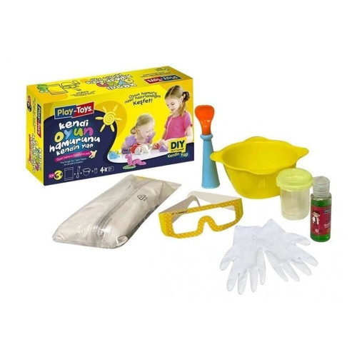 Playtoys DIY Kendi Oyun Hamurunu Kendin Yap Kız Erkek Çocuk Oyuncak Eğitici Oyuncaklar