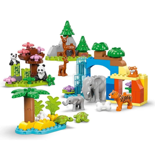 LEGO DUPLO Kasabası 3’ü 1 Arada Vahşi Hayvan Aileleri 10446 Kız Erkek Çocuk Oyuncak Eğitici Oyuncakl