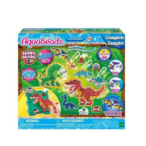 31994 AquaBeads Dinozor Dünyası Seti 1200 parça +4 yaş Kız Erkek Çocuk Oyuncak Eğitici Oyuncaklar