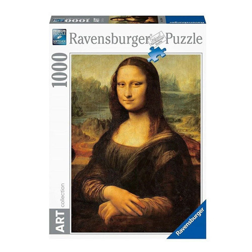 12000058 Leo Da Vinci - Mona Lisa 1000 parça Ravensburger Puzzle Kız Erkek Çocuk Oyuncak Eğitici Oyu