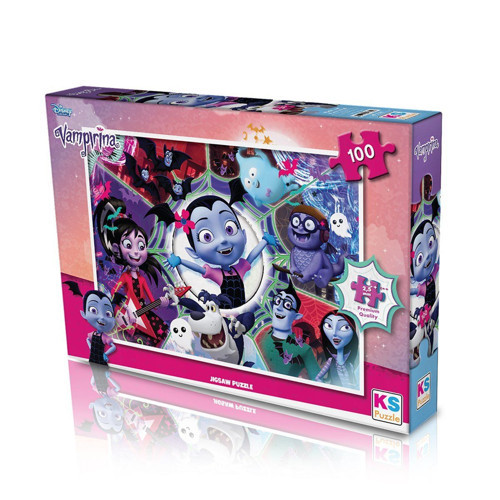 VP714 KS Vampirina / 100 Parça Puzzle Kız Erkek Çocuk Oyuncak Eğitici Oyuncaklar