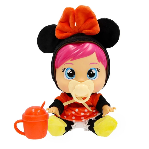 Cry Babies Love and Care Minnie Kostümlü Bebek Kız Erkek Çocuk Oyuncak Eğitici Oyuncaklar