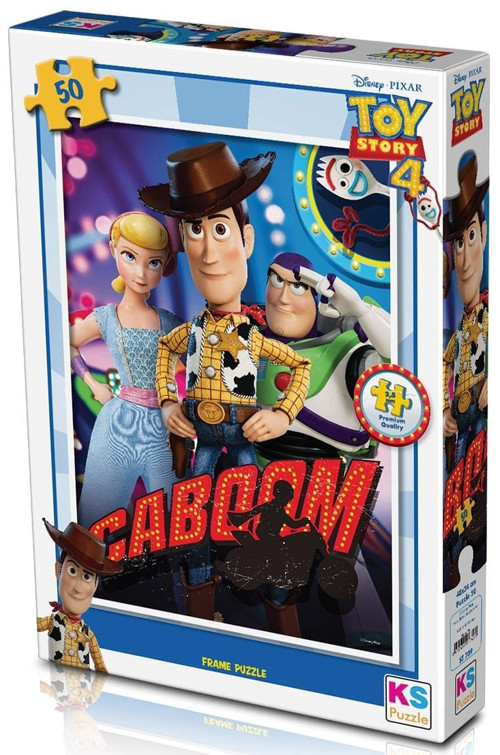 KS Puzzle 50 Parça Toy Story Kız Erkek Çocuk Oyuncak Eğitici Oyuncaklar