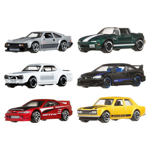 JBY77 Hot Wheels Japon Temalı Çoklu Arabalar Kız Erkek Çocuk Oyuncak Eğitici Oyuncaklar