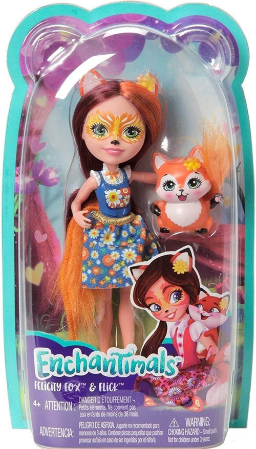 FRH40 Enchantimals Winsley Wolf ve Trooper Kız Erkek Çocuk Oyuncak Eğitici Oyuncaklar