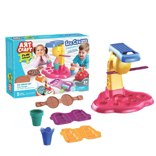 03489 Dede, Dondurma Oyun Hamur Seti / +3 yaş Kız Erkek Çocuk Oyuncak Eğitici Oyuncaklar