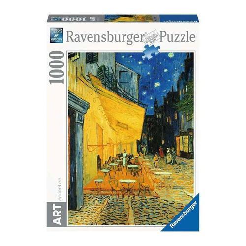 120000600 Van Gogh - Cafe Terrace at Night 1000 parça Ravensburger Puzzle Kız Erkek Çocuk Oyuncak Eğ