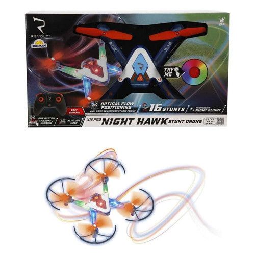 RVT R/C DRONE NİGHT HAW STUNT IŞKLI Kız Erkek Çocuk Oyuncak Eğitici Oyuncaklar
