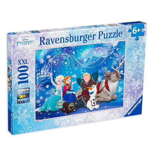 109111 Frozen II Ice Magic 100 parça XXL Ravensburger Puzzle Kız Erkek Çocuk Oyuncak Eğitici Oyuncak