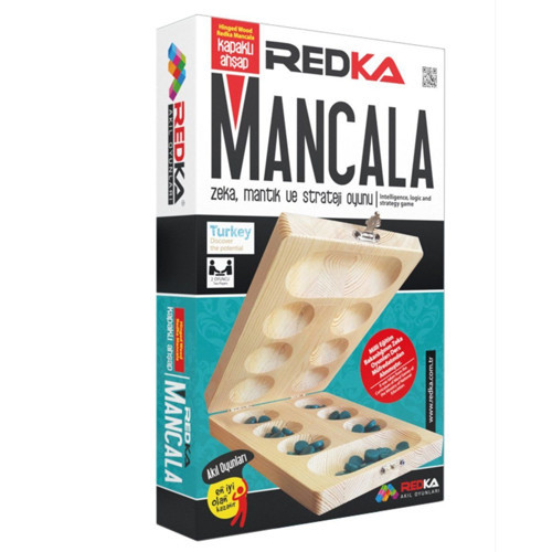 5500 Redka Ahşap Kapaklı Mangala Kız Erkek Çocuk Oyuncak Eğitici Oyuncaklar