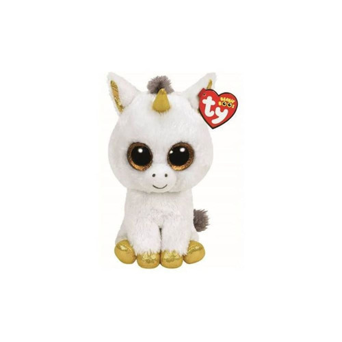 Ty Beanie Pegasus the White Unicorn 15cm Kız Erkek Çocuk Oyuncak Eğitici Oyuncaklar