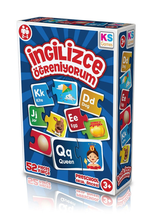 KS Games Eğitici Oyunlar İngilizce Eşleştirme Oyunu Kız Erkek Çocuk Oyuncak Eğitici Oyuncaklar
