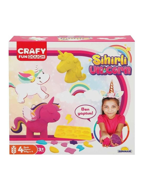 HAMUR SET KÜÇÜK SİHİRLİ UNİCORN PARMAK Kız Erkek Çocuk Oyuncak Eğitici Oyuncaklar