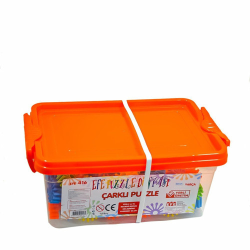 416 Çarklı Puzzle 100 Parça -Efetoys Kız Erkek Çocuk Oyuncak Eğitici Oyuncaklar