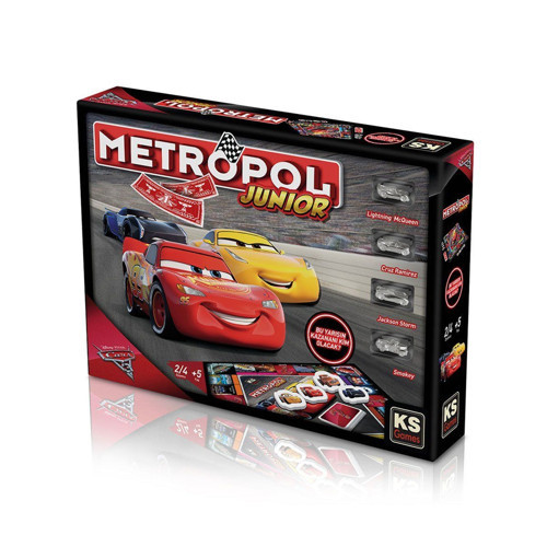 CR 10303 Cars Metropol Junior Oyunu -KS Games Kız Erkek Çocuk Oyuncak Eğitici Oyuncaklar