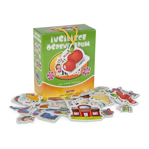 T00052148 Dıytoy, İngilizce Öğreniyorum Eğitici Set Kız Erkek Çocuk Oyuncak Eğitici Oyuncaklar