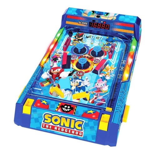 Sesli ve Işıklı Sonic Masaüstü Arcade Pinball Kız Erkek Çocuk Oyuncak Eğitici Oyuncaklar