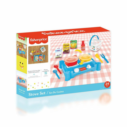 1822 Dolu Fisher Price Cooker Set Kız Erkek Çocuk Oyuncak Eğitici Oyuncaklar