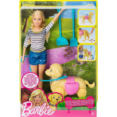 DWJ68 Barbie ve Köpeği Tuvalet Eğitiminde Kız Erkek Çocuk Oyuncak Eğitici Oyuncaklar